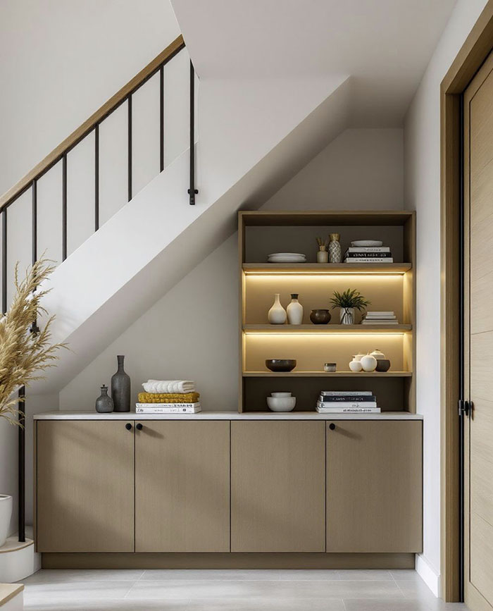 Tủ cầu thang hiện đại